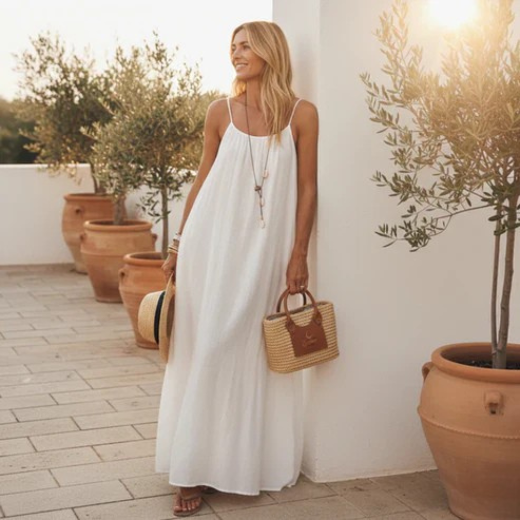 Lounge Maxi Kleid - rückfrei