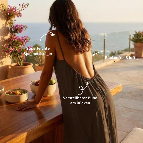Lounge Maxi Kleid - rückfrei