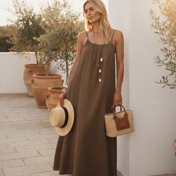 Lounge Maxi Kleid - rückfrei